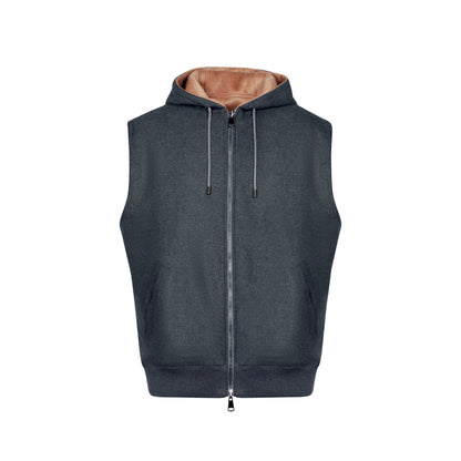 FILIPPO DE LAURENTIIS DOUBLE FACE VEST - Luxury multibrand outlet store