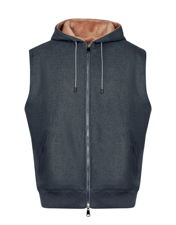 FILIPPO DE LAURENTIIS DOUBLE FACE VEST