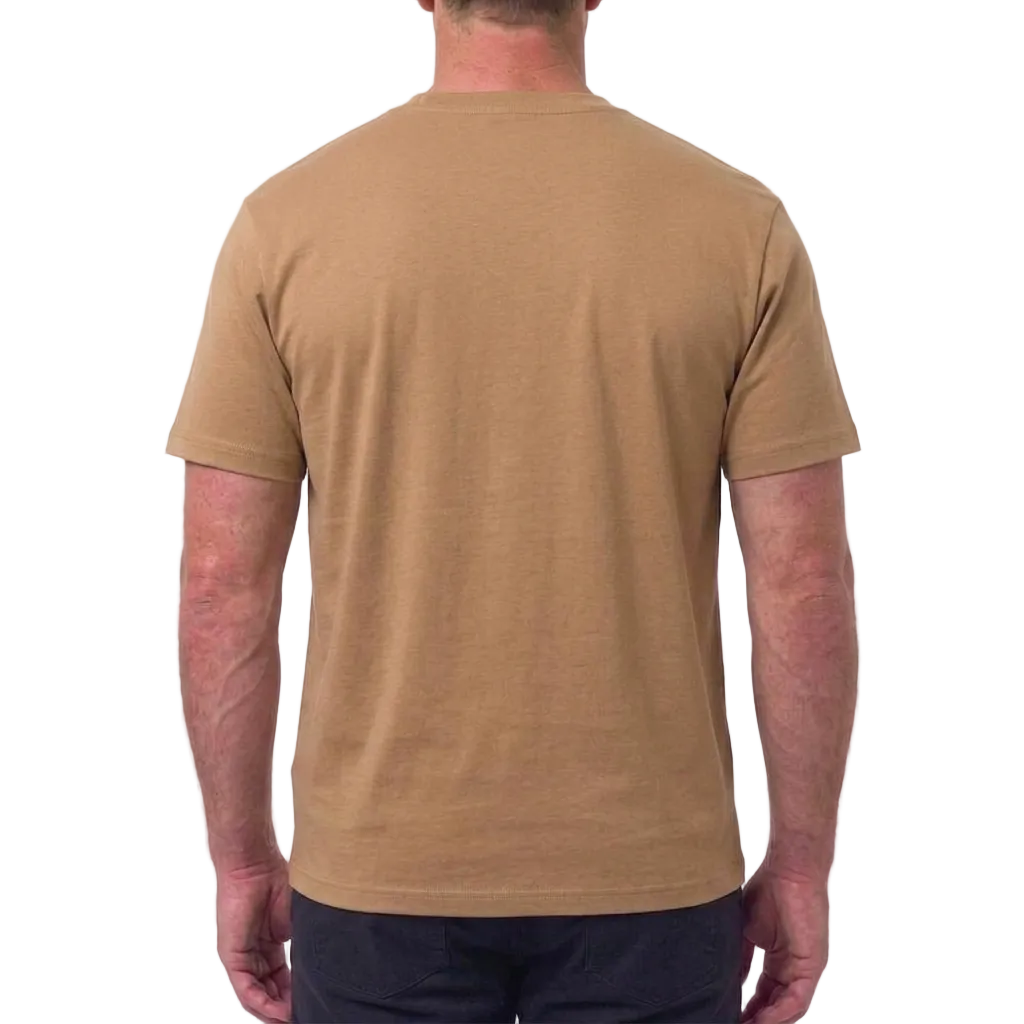 Burberry Cotton T-Shirt – Camel, Men's