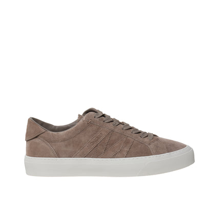 Moncler Italian Leather Sneakers – Beige, Men's