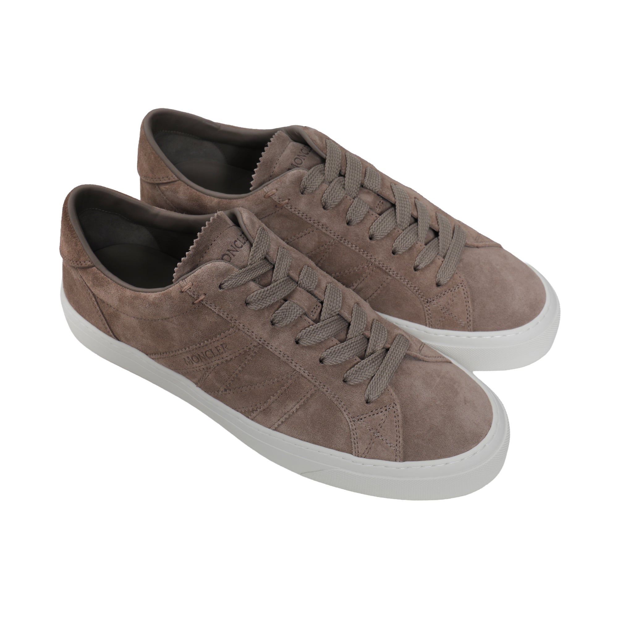 Moncler Italian Leather Sneakers – Beige, Men's