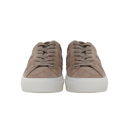 Moncler Italian Leather Sneakers – Beige, Men's