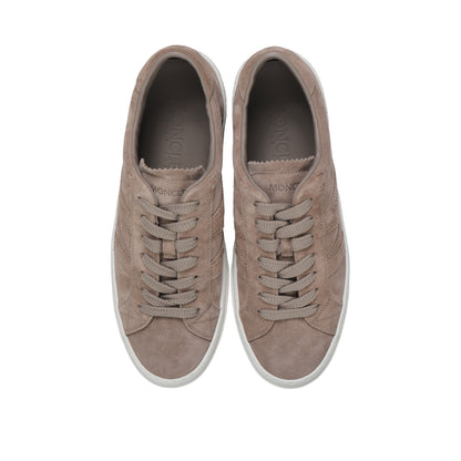Moncler Italian Leather Sneakers – Beige, Men's
