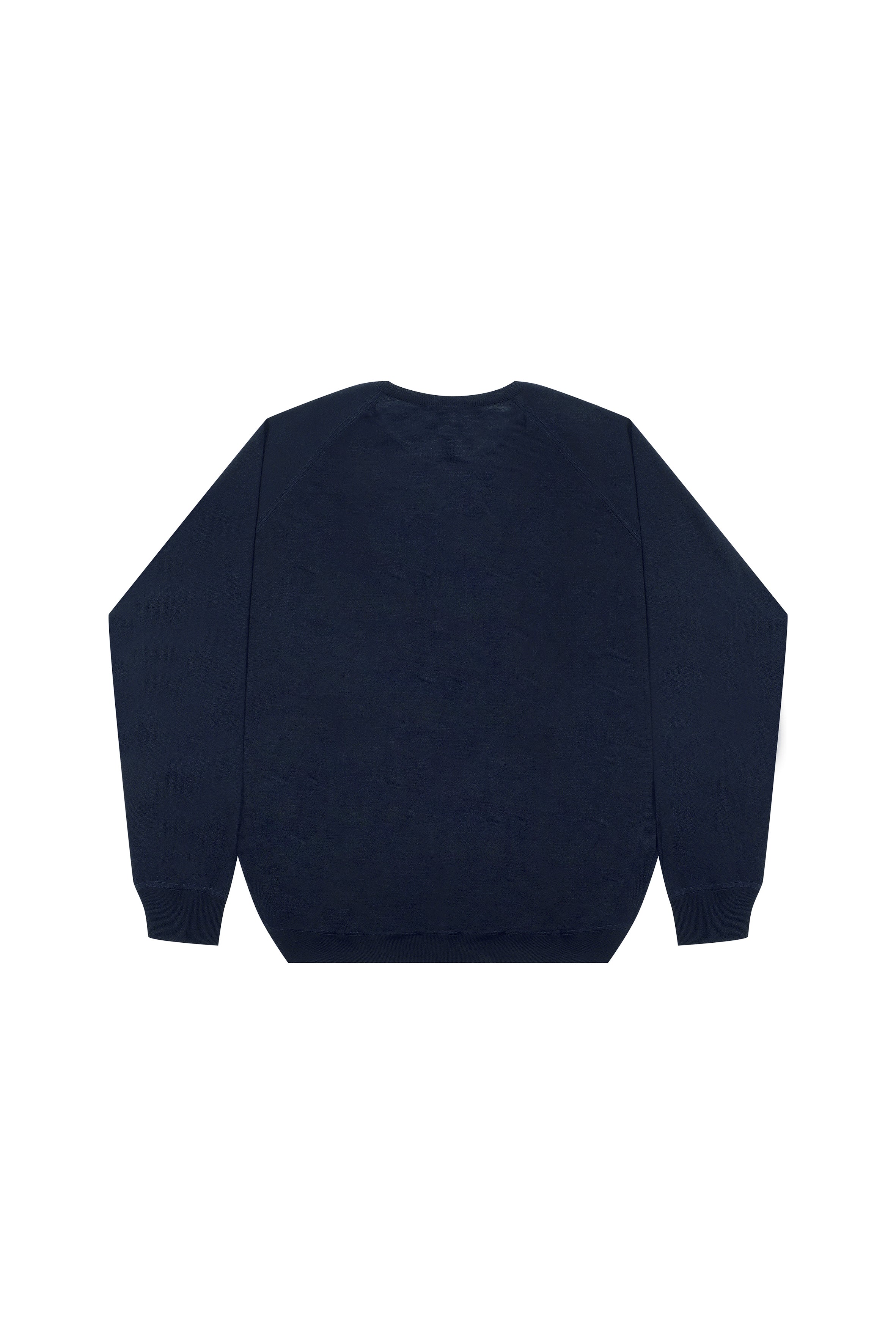Moorer Wool-Silk-Cashmere Sweater – Dark Blue, Men's