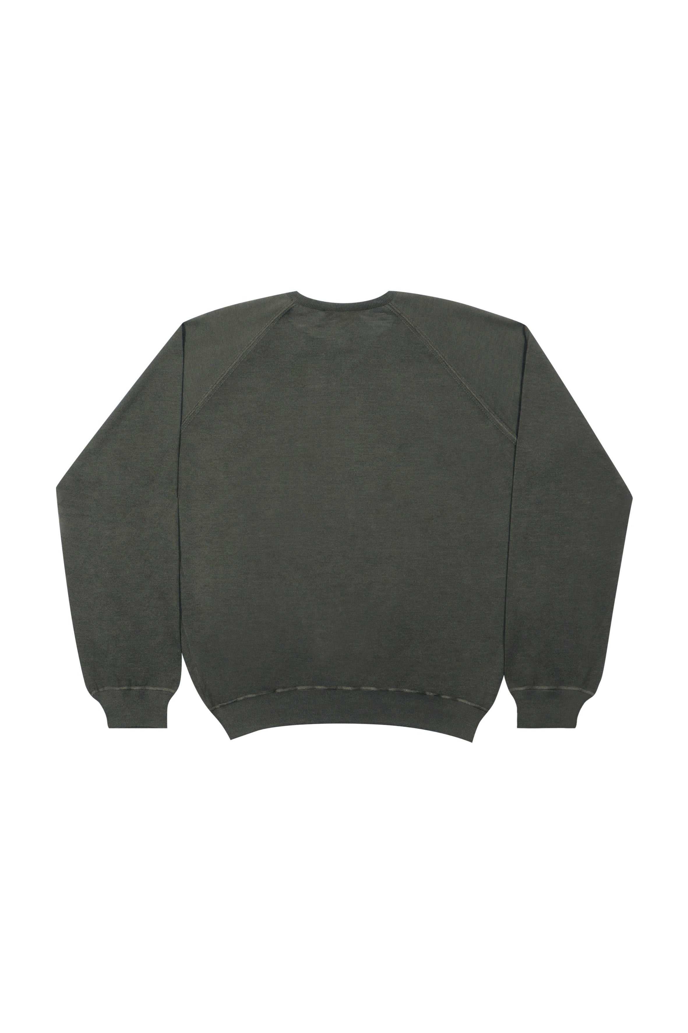 Moorer Wool-Silk-Cashmere Sweater – Dark Green, Men's