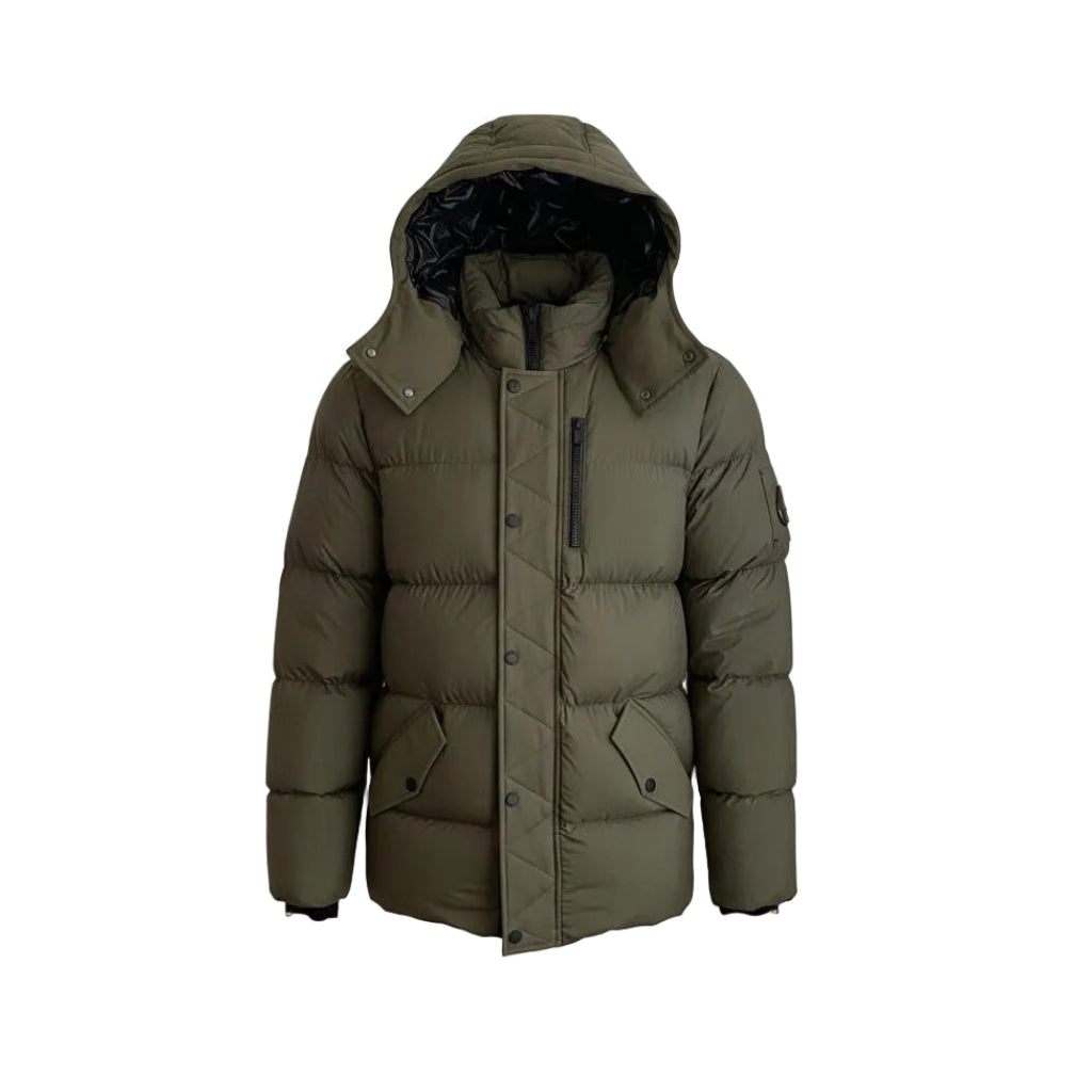 Moose Knuckles Everest 3Q Down Jacket – Men's | Olive Green