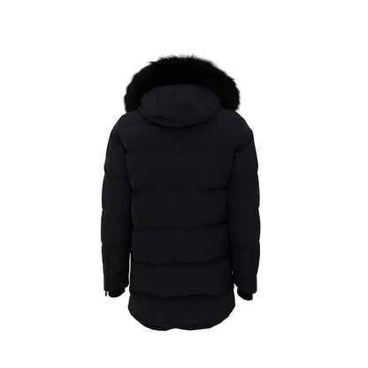 Moose Knuckles Big Ridge Fur Trim Parka – Navy Blue, Men's