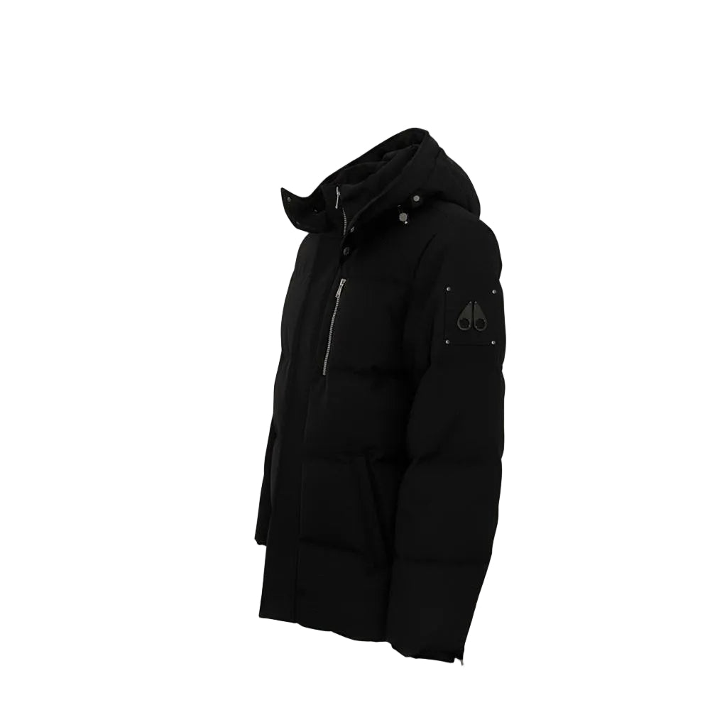 Moose Knuckles Cloude 3Q Fur Trim Down Jacket – Men's | Black