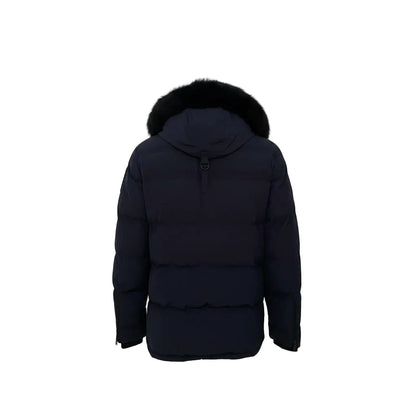 Moose Knuckles Round Island Down Jacket – Men's | Navy Blue