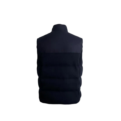 Eleventy Wool-Cashmere Vest – Dark Blue, Men's
