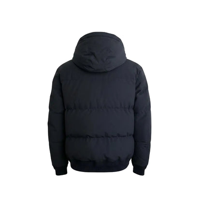Moncler Down & Fur Jacket – Dark Blue, Men's