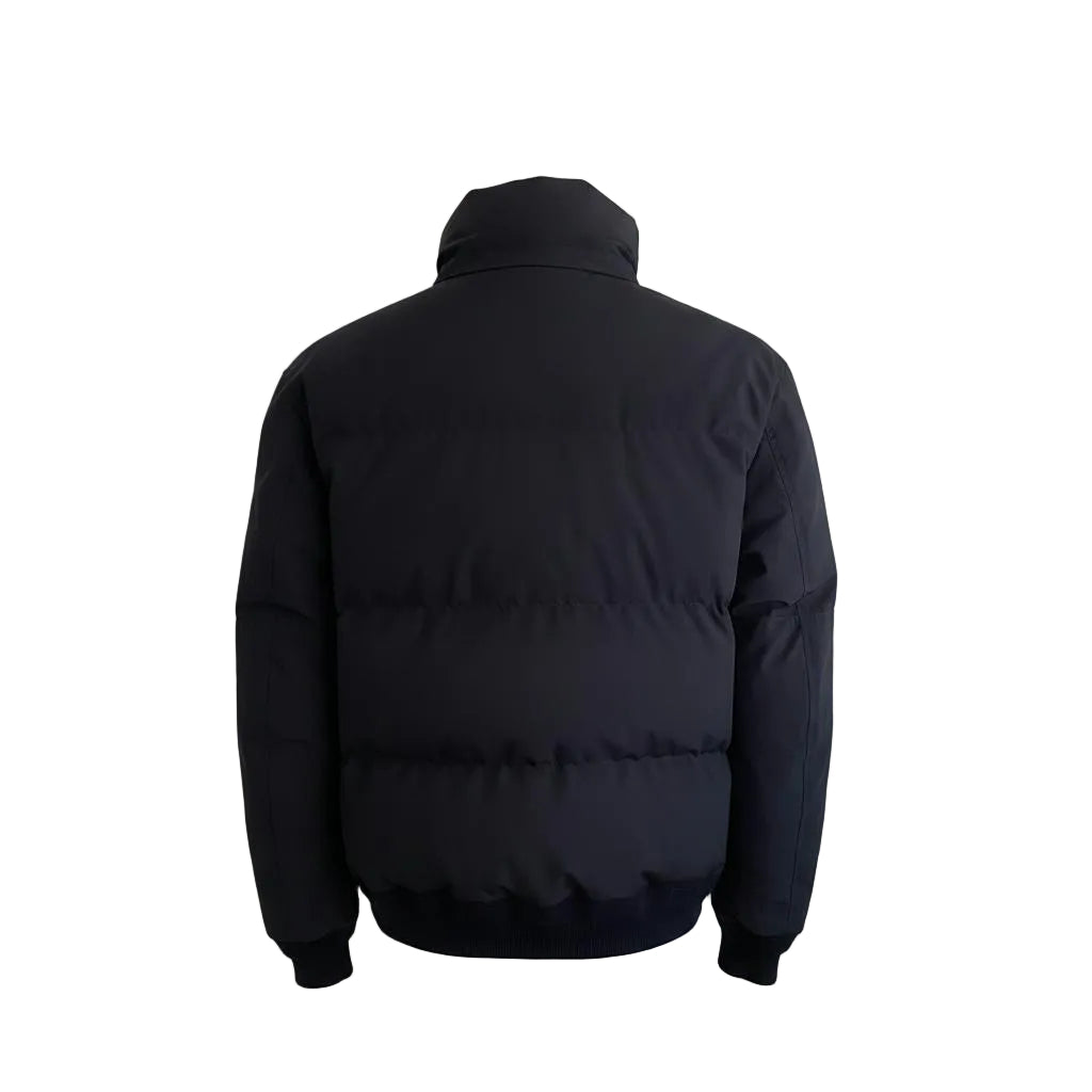Moncler Down & Fur Jacket – Dark Blue, Men's
