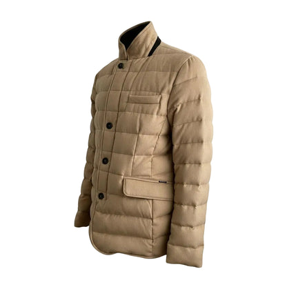 Moorer Zayn Camel Hair Down Jacket – Camel, Men's