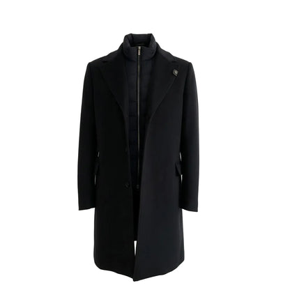 Moorer Carson Coat – Navy Blue, Men's
