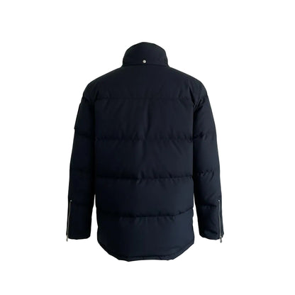 Moose Knuckles Forestville Fur Trim Down Jacket – Men's | Navy Blue