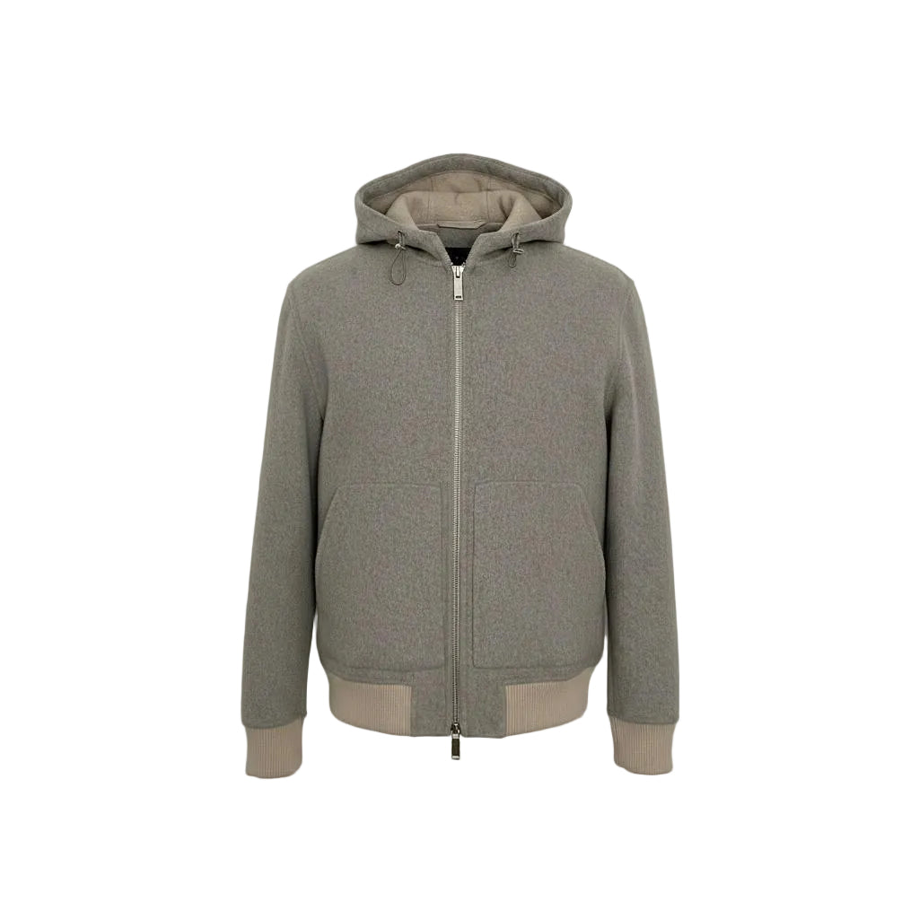 Eleventy Cashmere Bomber Jacket – Grey, Men's