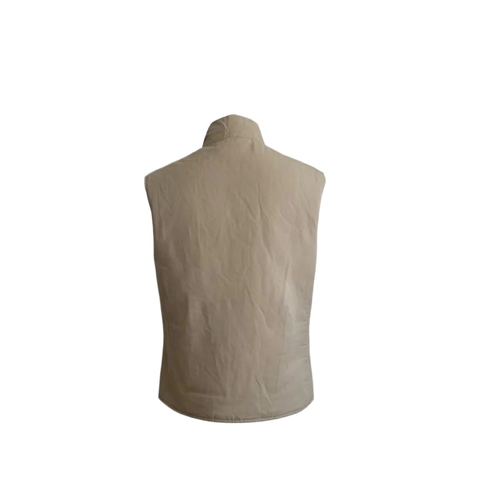 Eleventy Double Face Vest Silkite Ermenegildo Zegna – Grey/Beige, Men's