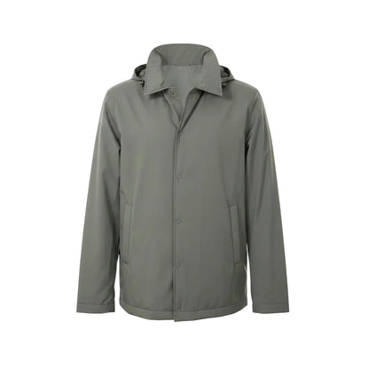 Herno PTFE Membrane Raincoat – Grey, Men's