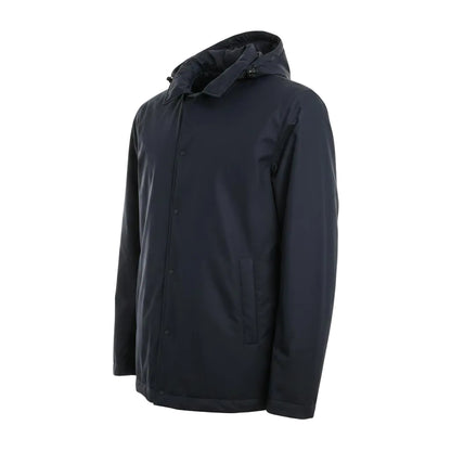 Herno PTFE Membrane Raincoat – Dark Blue, Men's