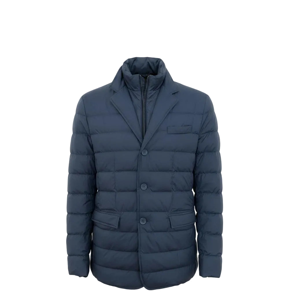 Herno Polyester Down Jacket – Dark Blue, Men's