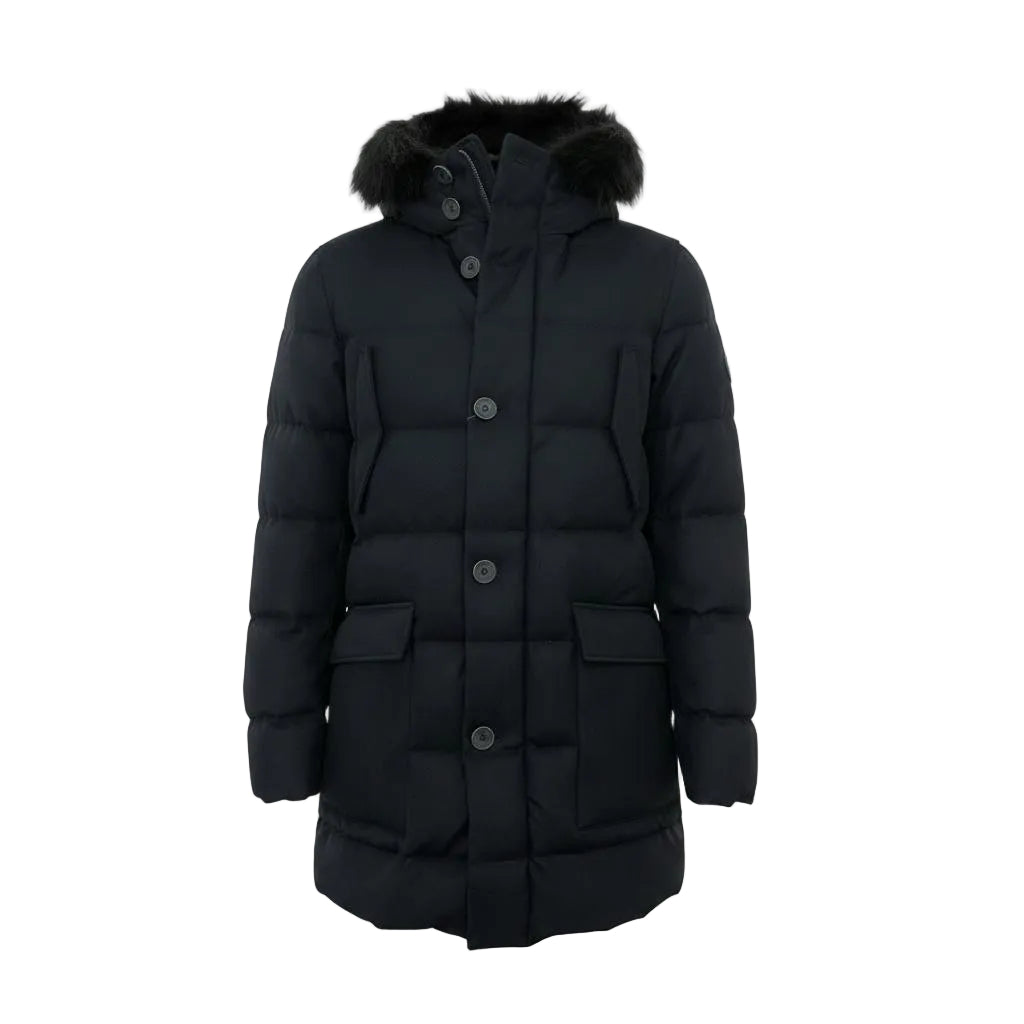 Herno PTFE Membrane Down Jacket – Navy Blue, Men's