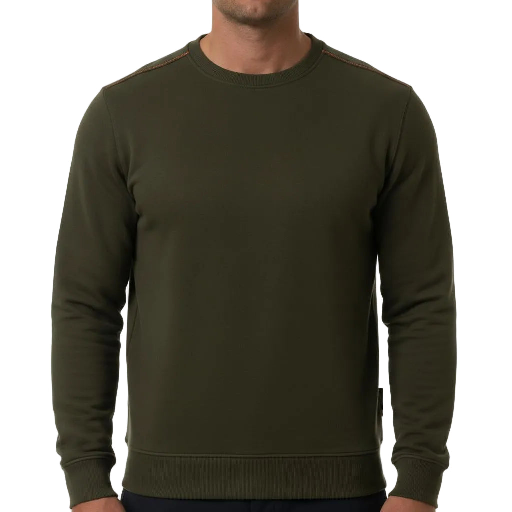 Parajumpers  K2 Crew  Neck Sweatshirt – Green Olive, Men's
