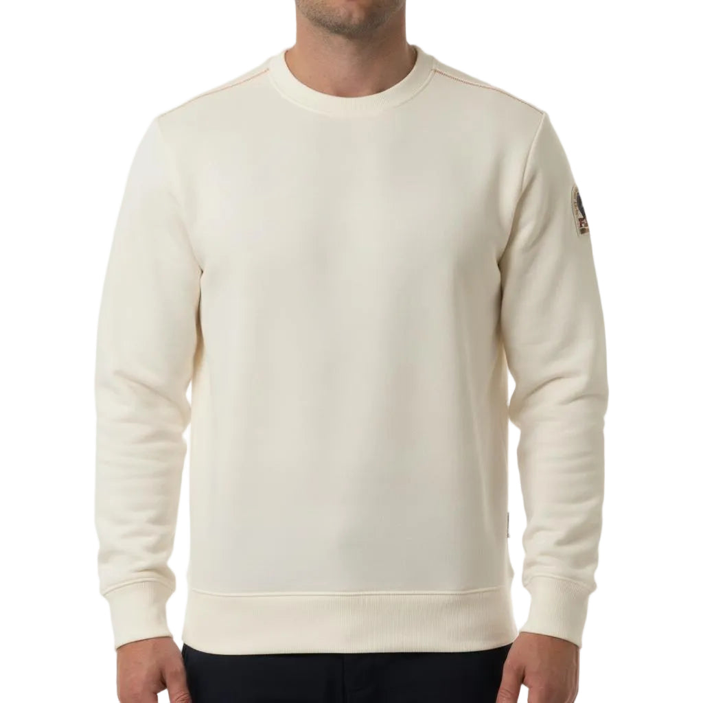 Parajumpers  K2 Crew  Neck Sweatshirt – Off White, Men's