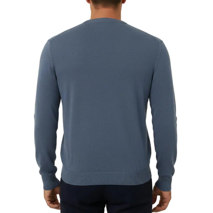 Fedeli Cashmere Sweater – Blue III, Men's