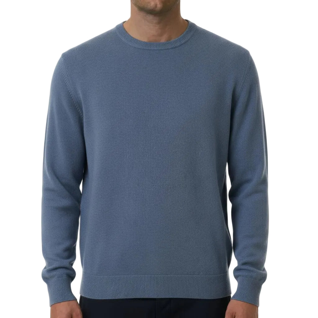 Fedeli Cashmere Sweater – Blue III, Men's