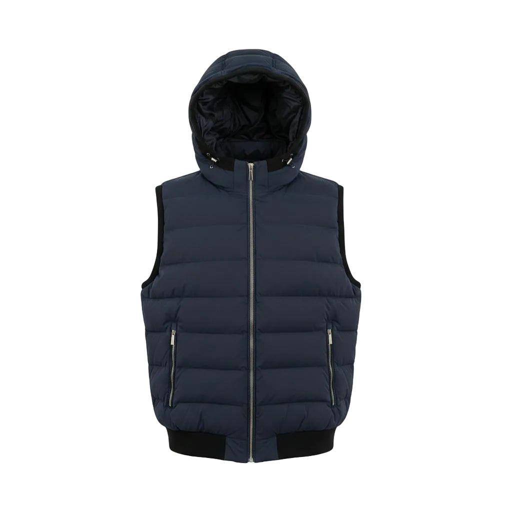 Moorer Vermeer-OS Vest – Blue, Men's