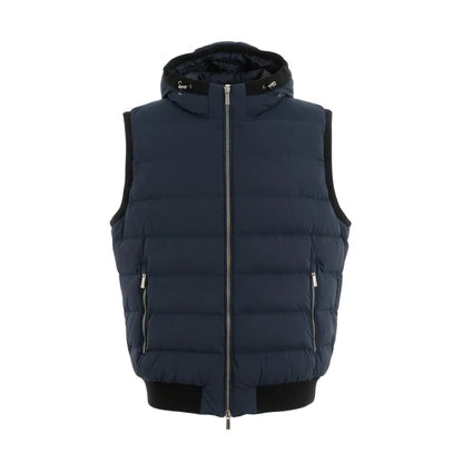 Moorer Vermeer-OS Vest – Blue, Men's
