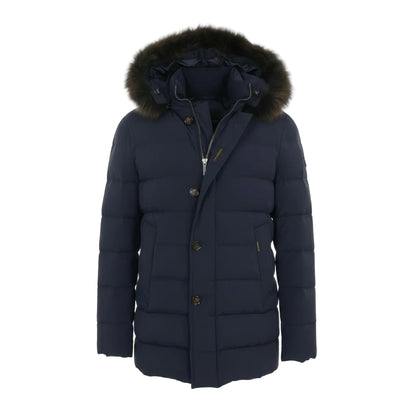Moorer Moresco-KN Acqua Proof Jacket – Navy Blue, Men's