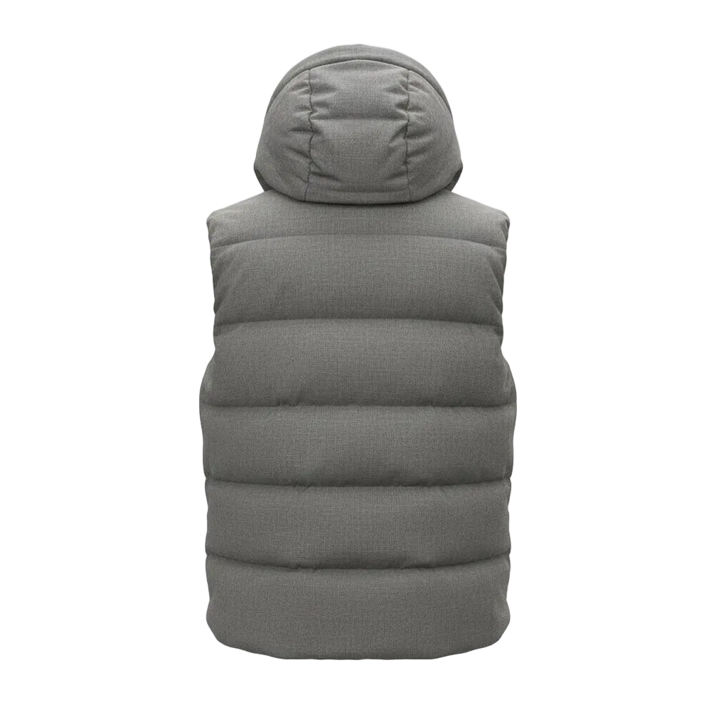 Moorer Fire-LL Acqua Proof Vest – Ice Grey, Men's