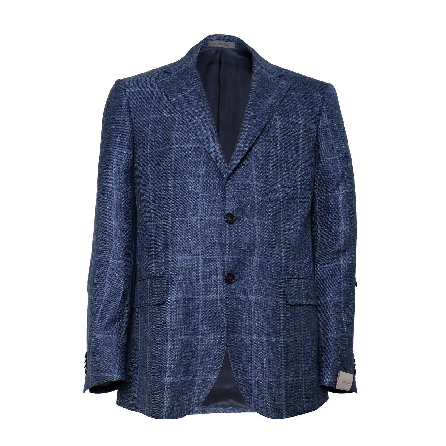 Corneliani Wool-Silk Blazer – Navy Blue, Men's