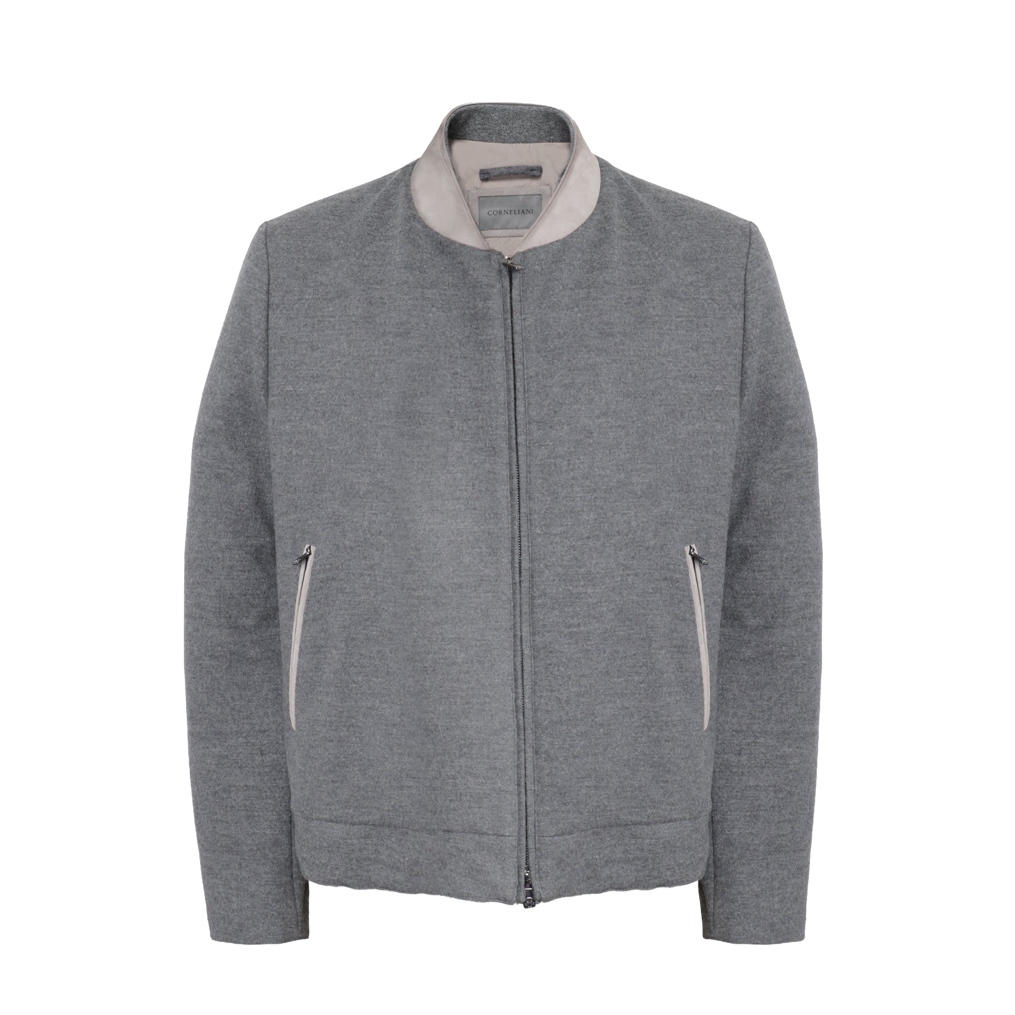 Corneliani Wool Jacket – Grey, Men's